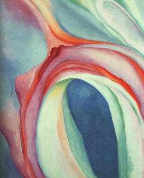 Georgia O Keeffe : Music, Pink and Blue II
